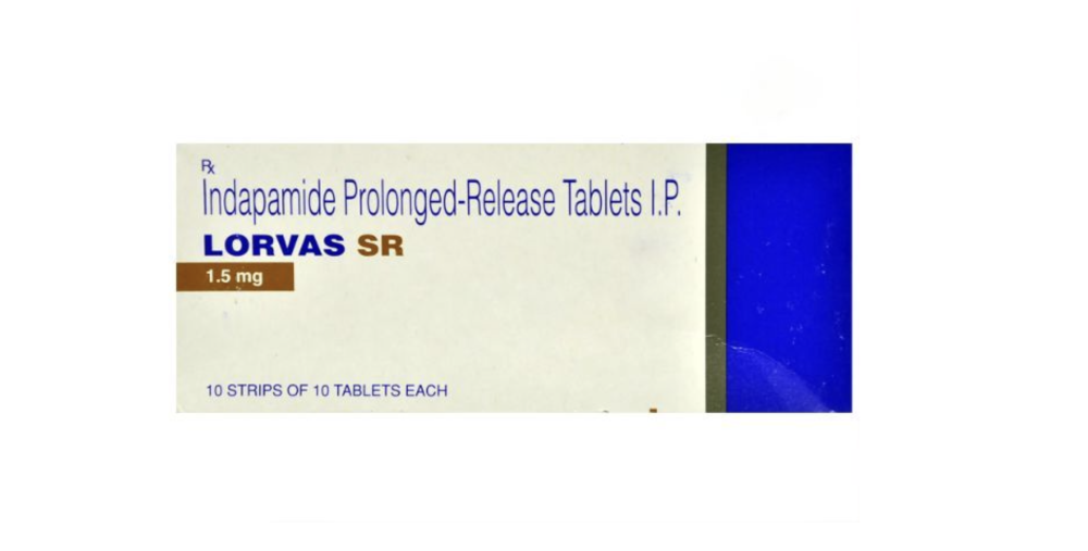 후루덱스서방정 인다파미드 Lorvas sr - 2.5mg, 180정